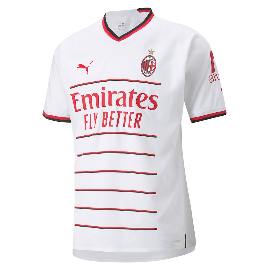 AC Milan Away Authentic Shirt 2022-23 with Kjær 24 printing