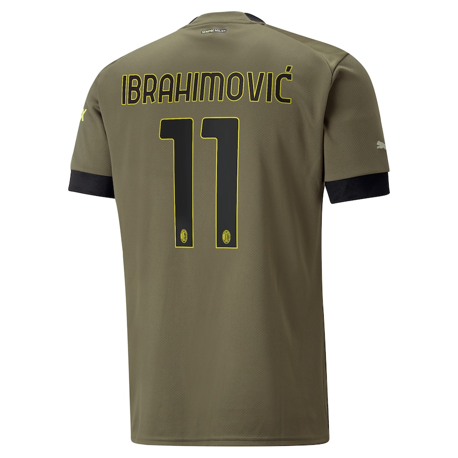 AC Milan Third Shirt 2022-23 with Ibrahimovic 11 printing