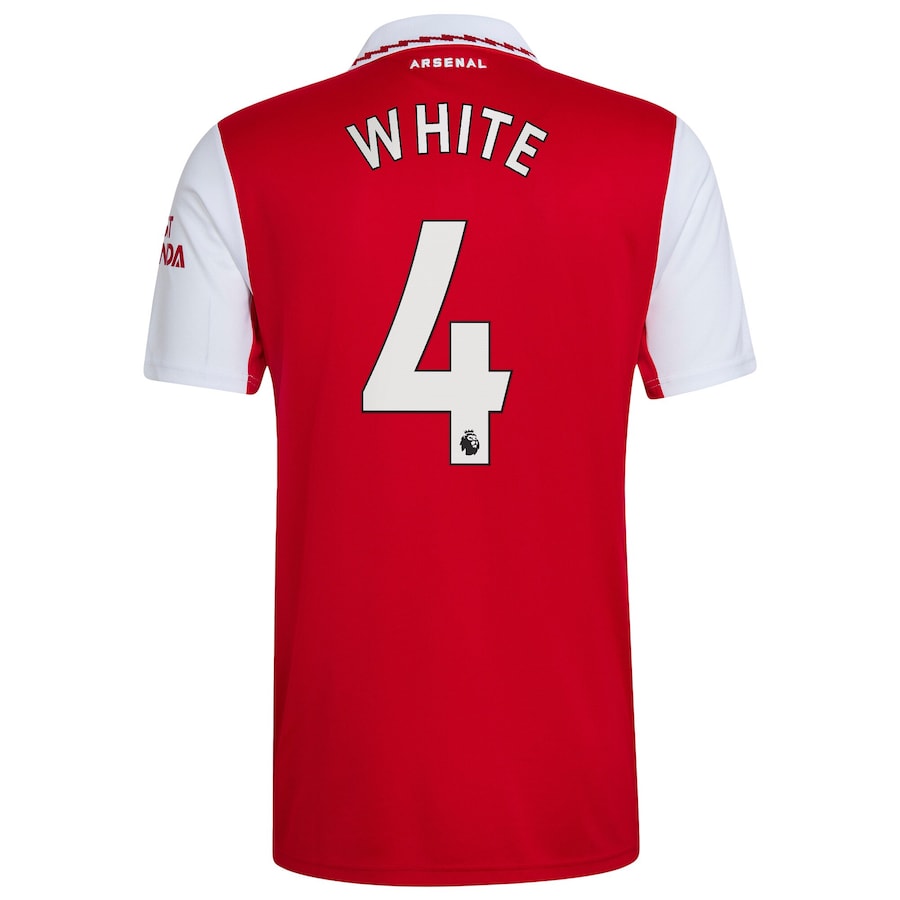 Arsenal Home Shirt 2022-23 with White 4 printing