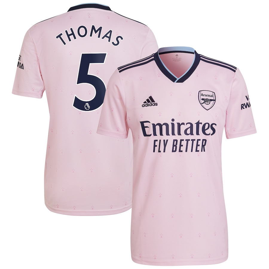 Arsenal Third Shirt 2022-23 with Thomas 5 printing