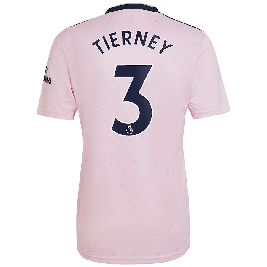 Arsenal Third Shirt 2022-23 with Tierney 3 printing