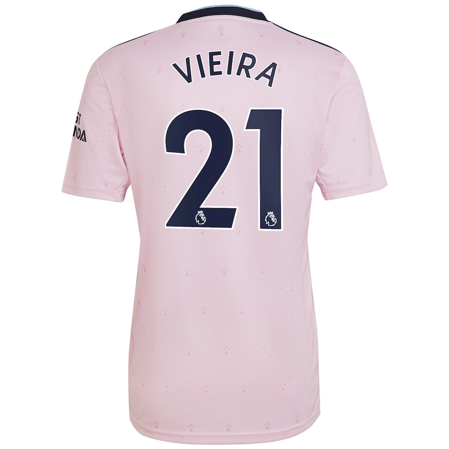 Arsenal Third Shirt 2022-23 with Vieira 21 printing