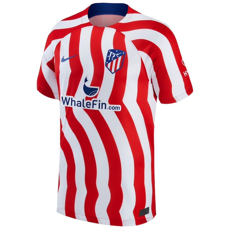 Atlético de Madrid Home Stadium Shirt 2022-23 with Barrios 24 printing