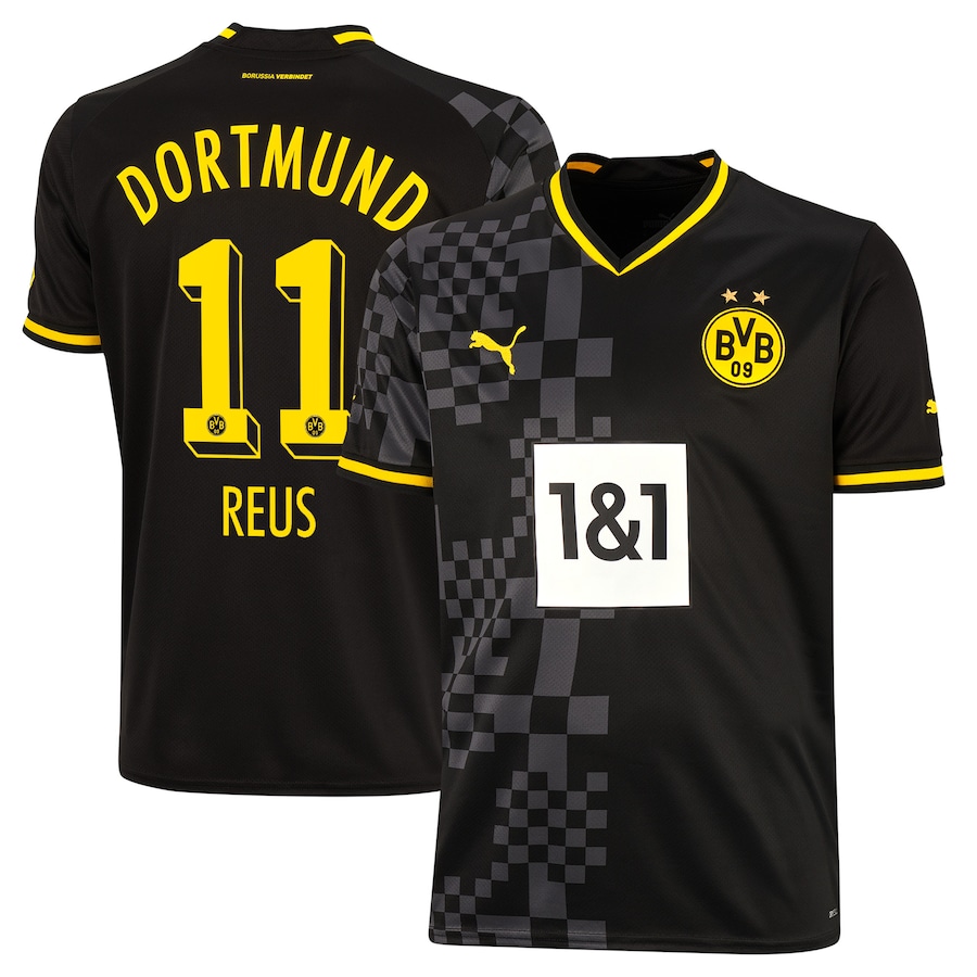 Borussia Dortmund Away Shirt 2022-23 with Reus 11 printing