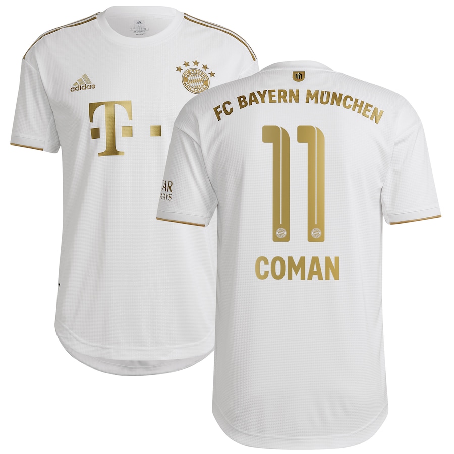 FC Bayern Away Authentic Shirt 2022-23 with Coman 11 printing