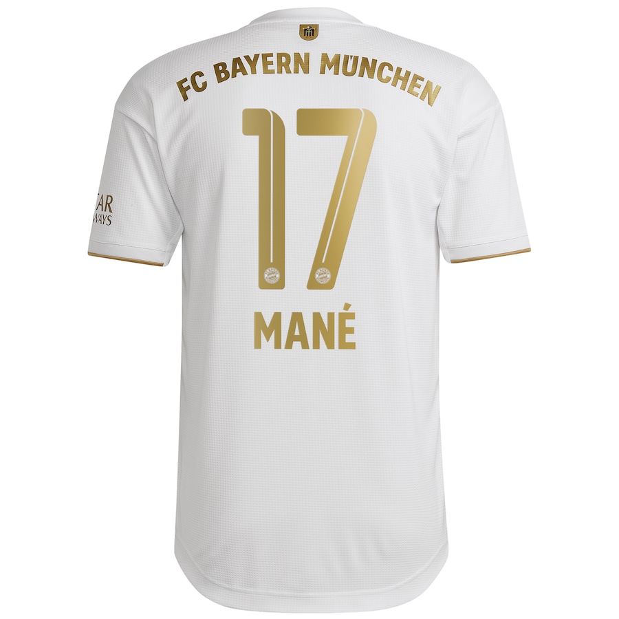 FC Bayern Away Authentic Shirt 2022-23 with Mané 17 printing