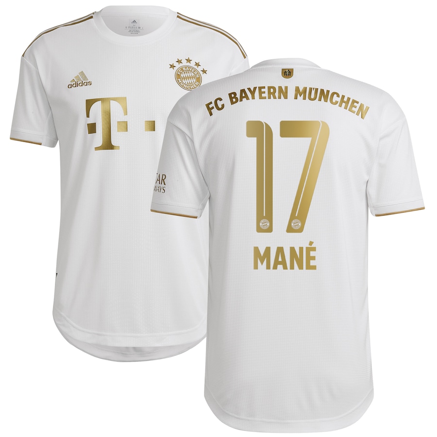 FC Bayern Away Authentic Shirt 2022-23 with Mané 17 printing