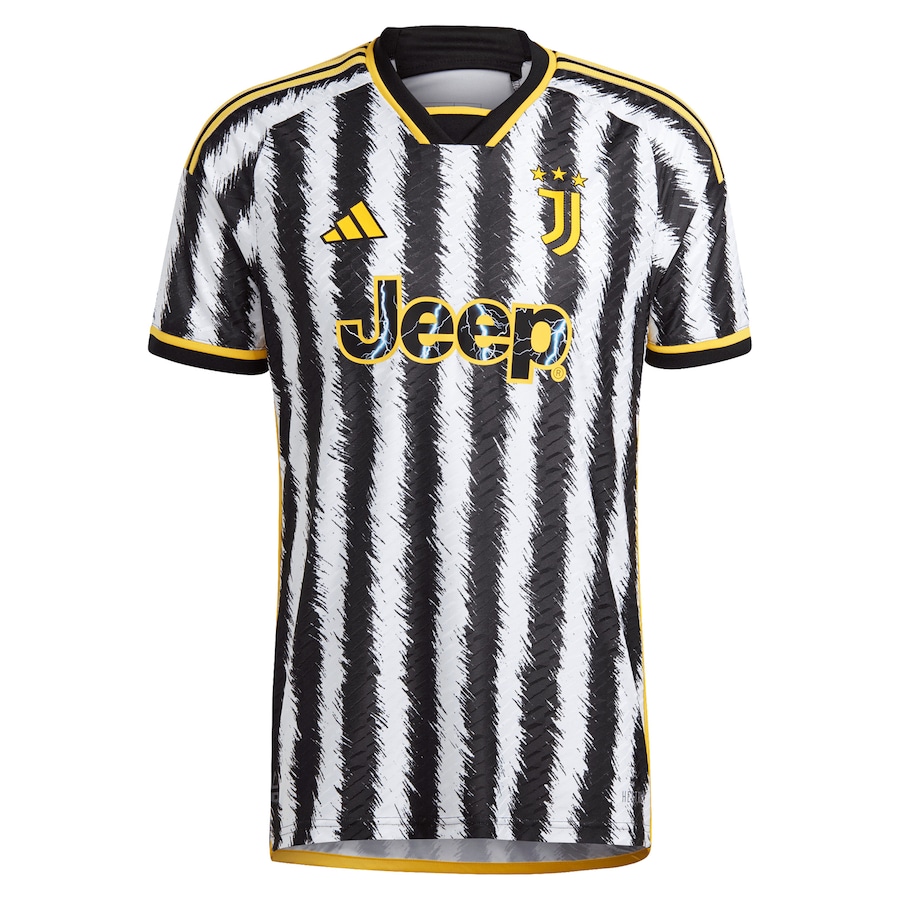 Juventus Home Authentic Shirt 2023-24 with Vlahovic 9 printing