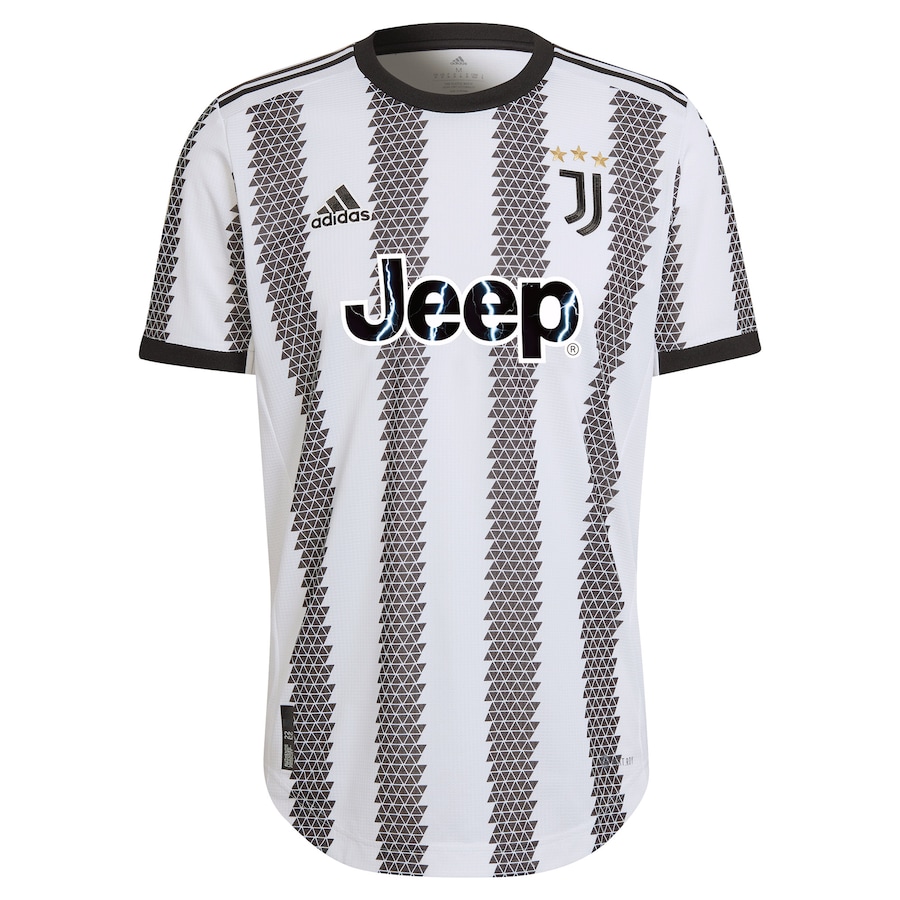 Juventus Home Authentic Shirt 2022-23 with Chiesa 7 printing