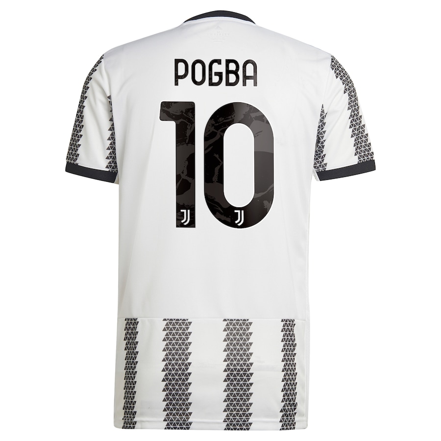 Juventus Home Shirt 2022-23 with Pogba 10 printing