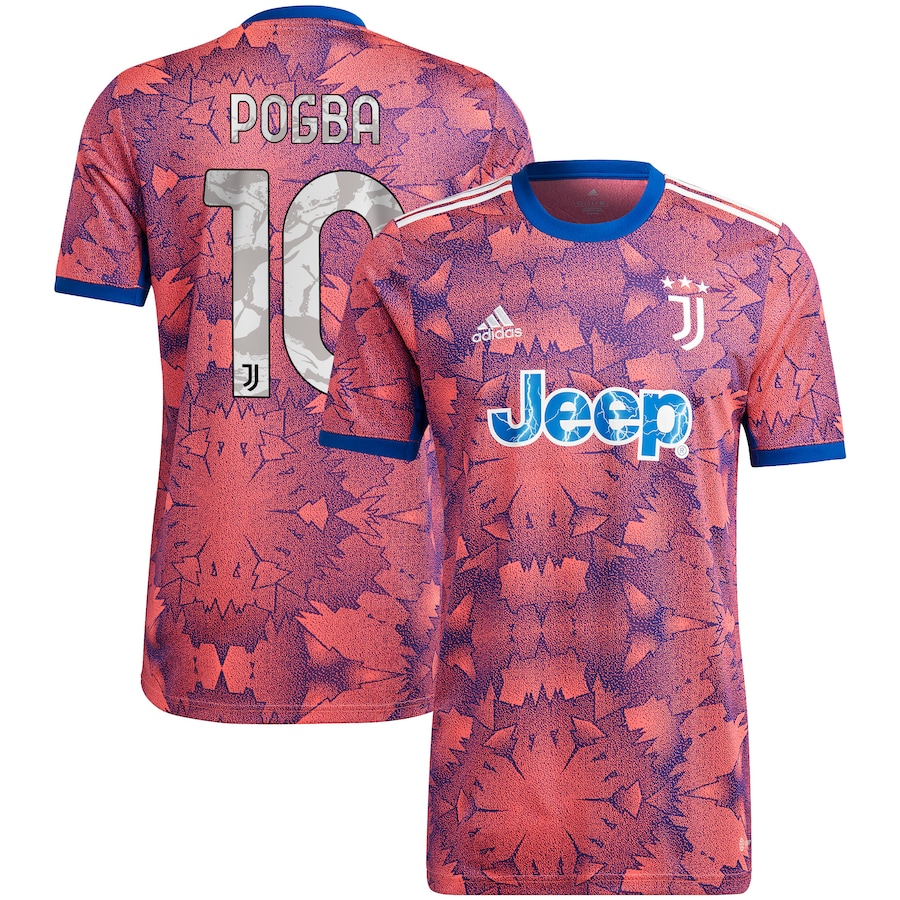 Juventus Third Shirt 2022-23 with Pogba 10 printing