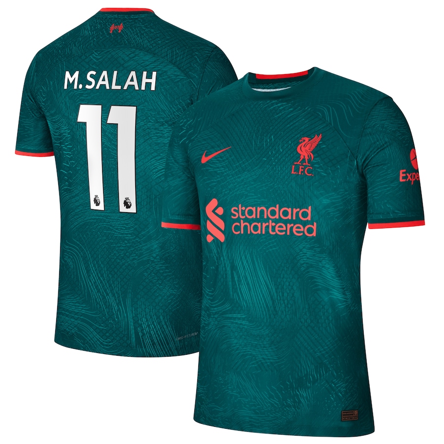 Liverpool Third Vapor Match Shirt 2022-23 with M.Salah 11 printing