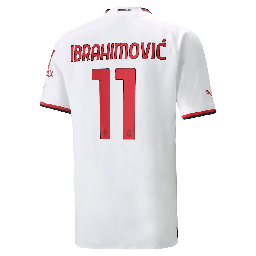 AC Milan Away Authentic Shirt 2022-23 with Ibrahimovic 11 printing