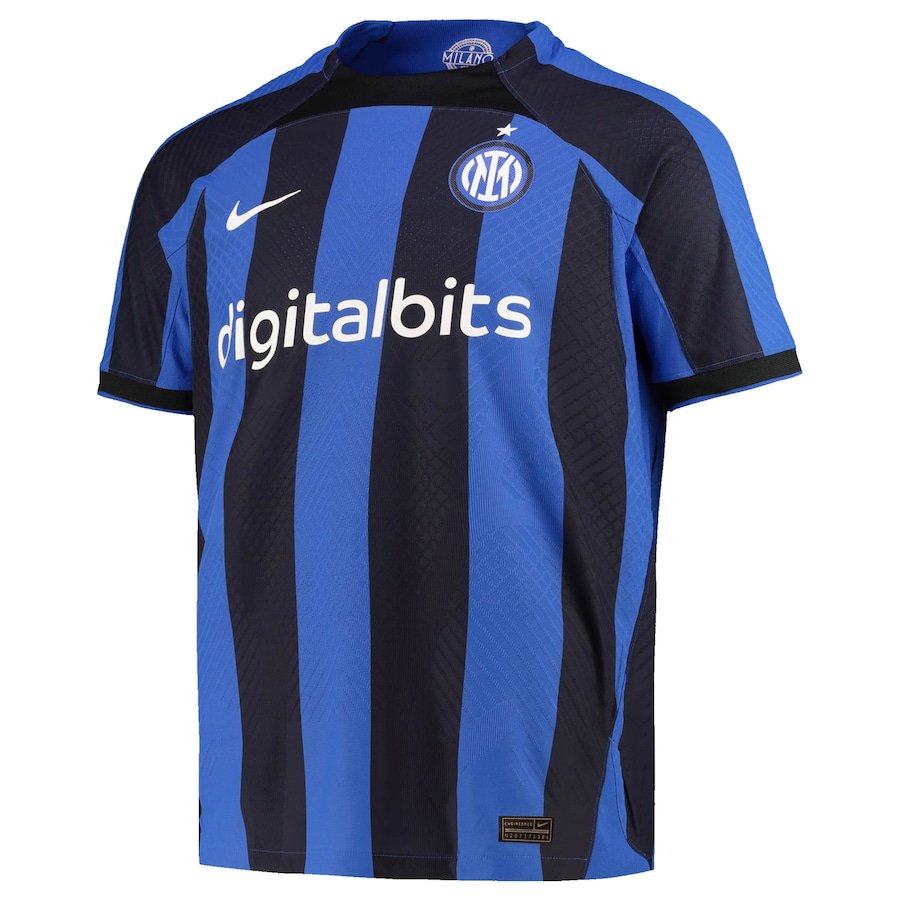 Inter Milan Home Vapor Match Shirt 2022-23 with Lukaku 90 printing