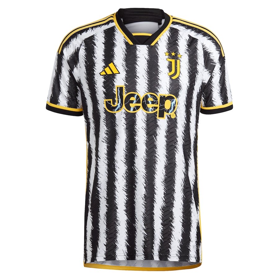 Juventus Home Authentic Shirt 2023-24 with Chiesa 7 printing